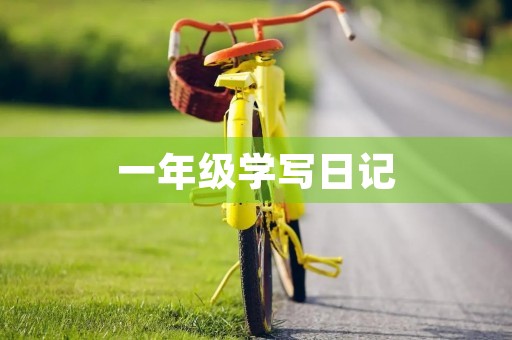 一年级学写日记,下定决心 一年级学写日记,下定决心