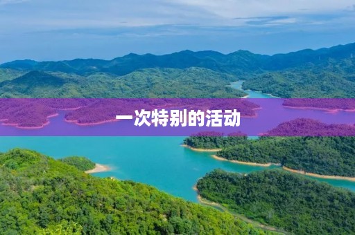 一次特别的活动