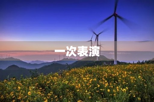 一次表演 一次表演