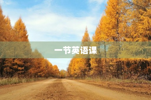 一节英语课 一节英语课