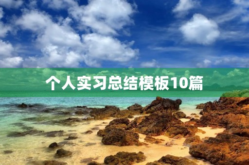个人实习总结模板10篇