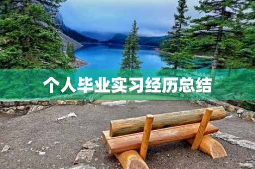 个人毕业实习经历总结