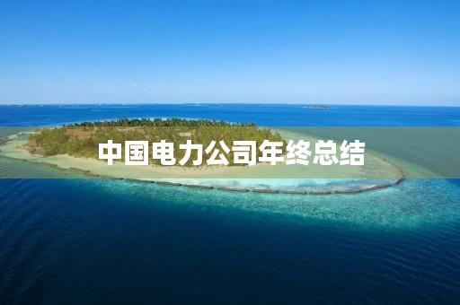 中国电力公司年终总结