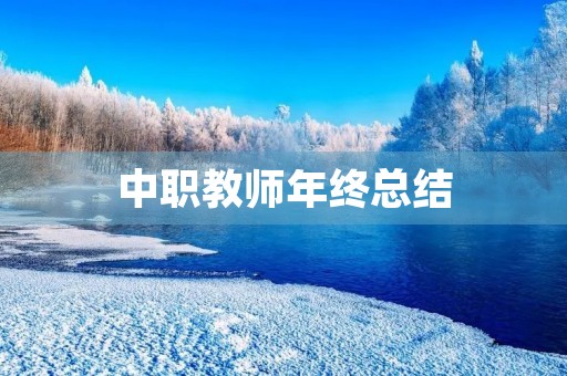 中职教师年终总结