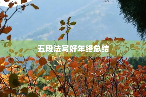 五段法写好年终总结