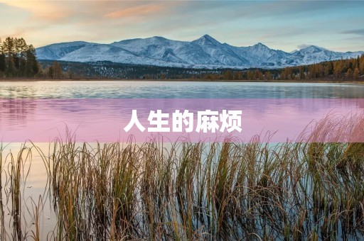 人生的麻烦