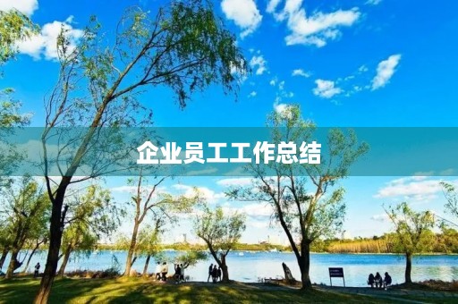 企业员工工作总结