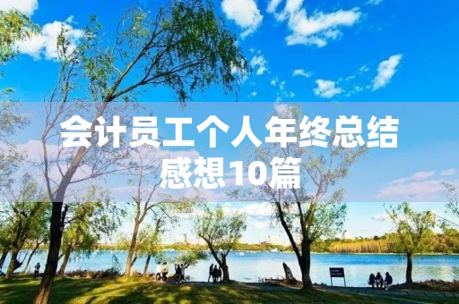 会计员工个人年终总结感想10篇 会计员工个人年终总结感想10篇