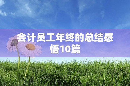 会计员工年终的总结感悟10篇