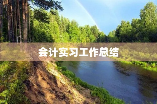 会计实习工作总结(五篇) 会计实习工作总结(五篇)