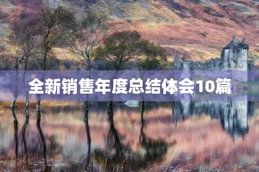 全新销售年度总结体会10篇 全新销售年度总结体会10篇