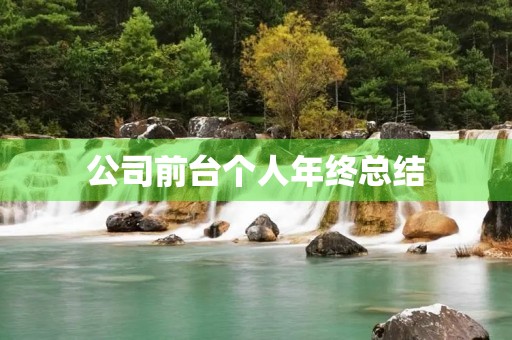 公司前台个人年终总结