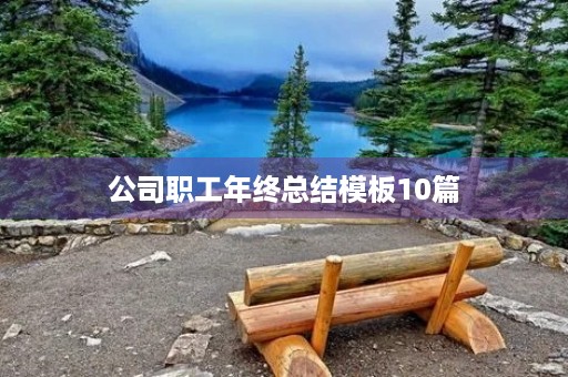 公司职工年终总结模板10篇