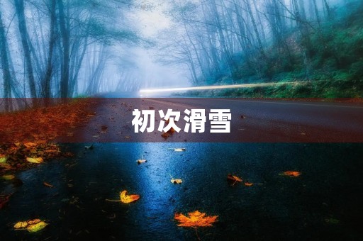 初次滑雪 初次滑雪
