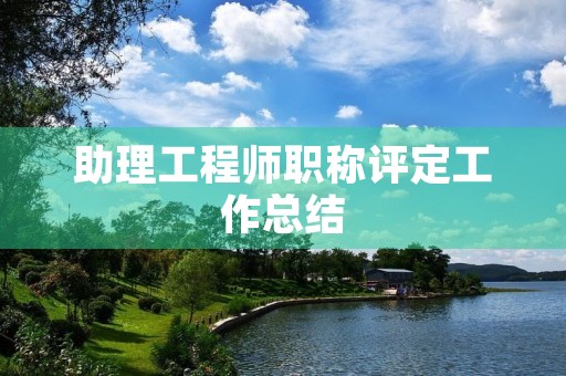 助理工程师职称评定工作总结