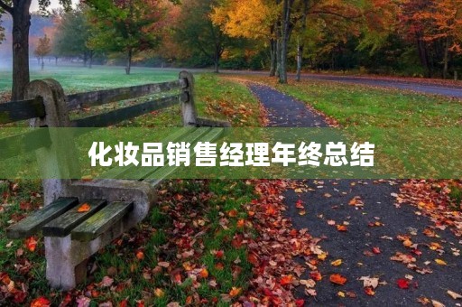 化妆品销售经理年终总结