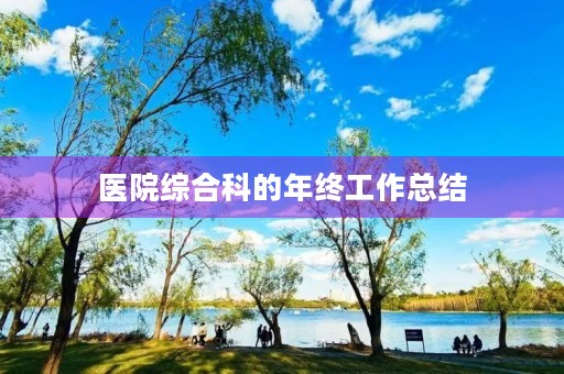 医院综合科的年终工作总结