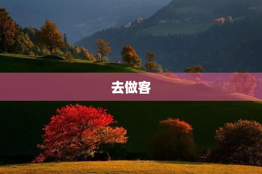 去做客 去做客