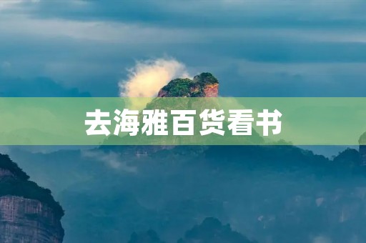 去海雅百货看书