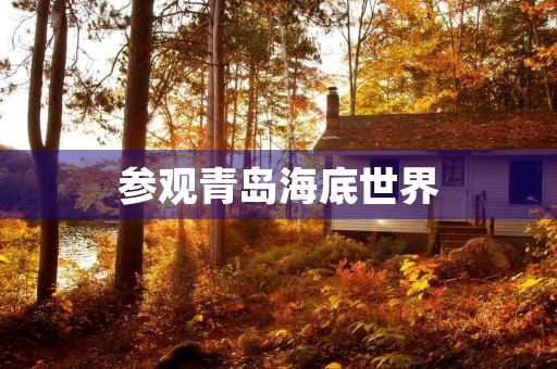 参观青岛海底世界 参观青岛海底世界
