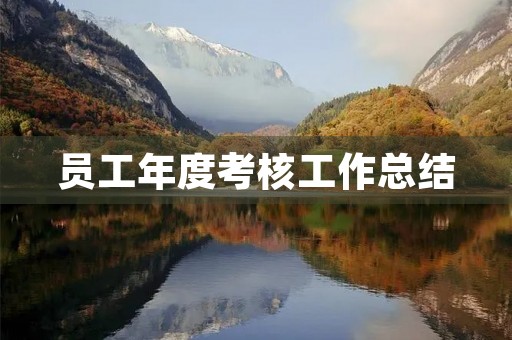 员工年度考核工作总结(10篇)