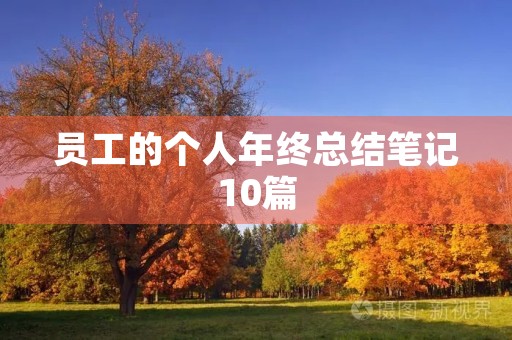 员工的个人年终总结笔记10篇 员工的个人年终总结笔记10篇