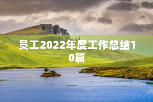 员工2022年度工作总结10篇