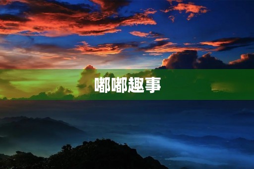 嘟嘟趣事