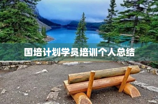 国培计划学员培训个人总结