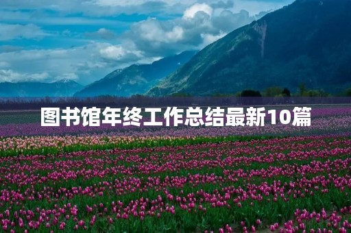 图书馆年终工作总结最新10篇