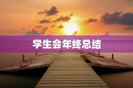 学生会年终总结