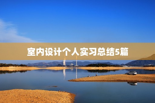 室内设计个人实习总结5篇