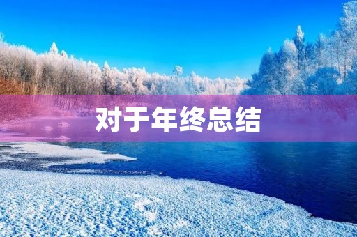 对于年终总结，你是什么态度？