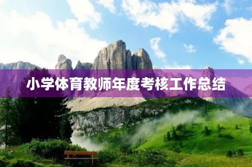 小学体育教师年度考核工作总结