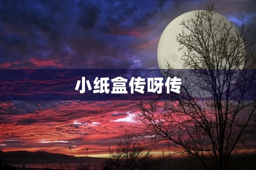 小纸盒传呀传 小纸盒传呀传