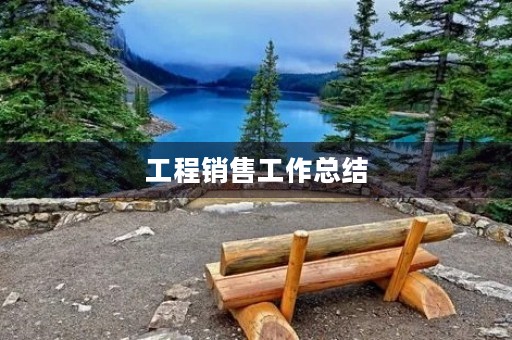 工程销售工作总结 工程销售工作总结