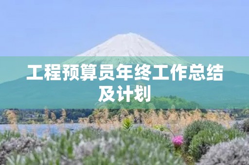 工程预算员年终工作总结及计划 工程预算员年终工作总结及计划