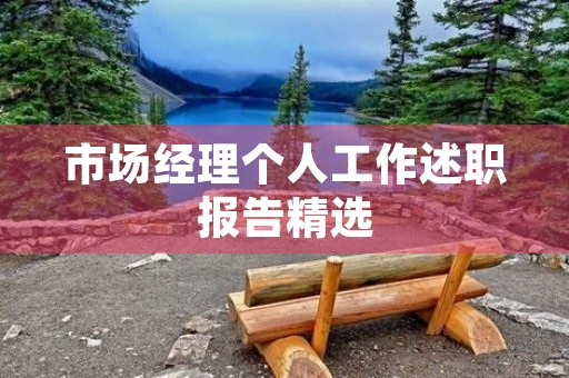 市场经理个人工作述职报告精选（10篇）