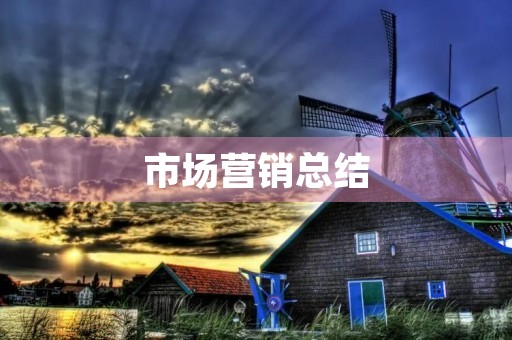 市场营销总结