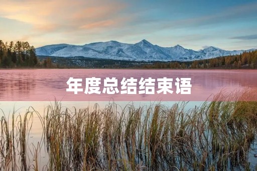 年度总结结束语