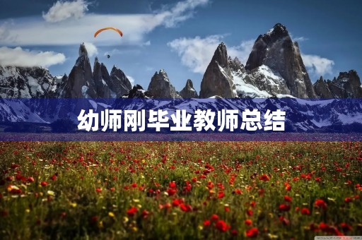 幼师刚毕业教师总结 幼师刚毕业教师总结