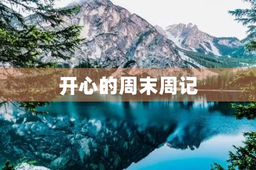 开心的周末周记