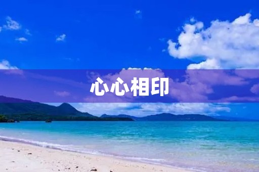 心心相印 心心相印