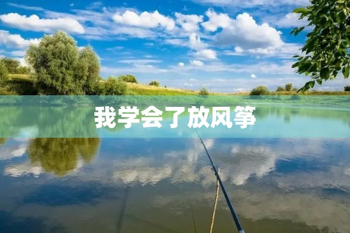 我学会了放风筝