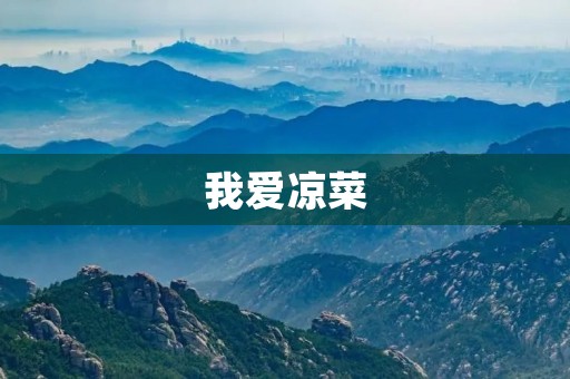 我爱凉菜 我爱凉菜