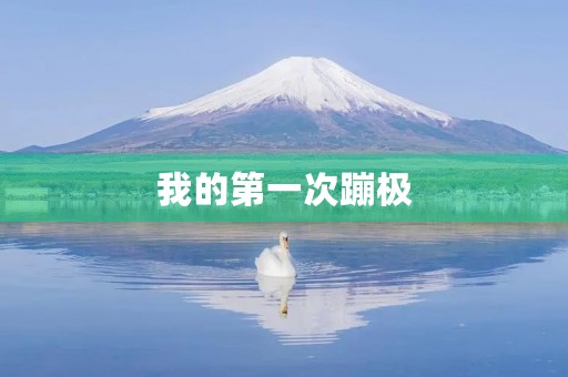 我的第一次蹦极 我的第一次蹦极