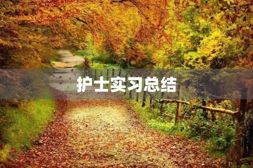 护士实习总结【7篇】 护士实习总结【7篇】