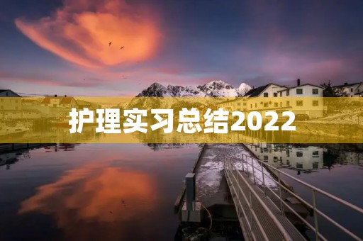 护理实习总结2022(5篇) 护理实习总结2022(5篇)
