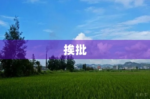 挨批