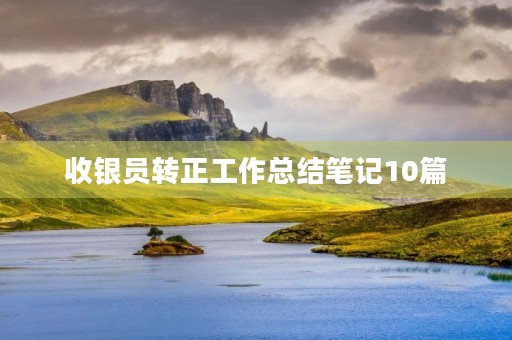 收银员转正工作总结笔记10篇